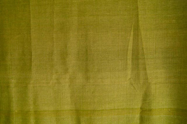 Handmade Natural Dyed 100% Cotton: Thinner Yarn in Green Yellow. Handwoven