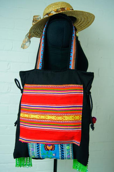 Hmong Bag: Vintage Hmong Textile Tote Bag 1