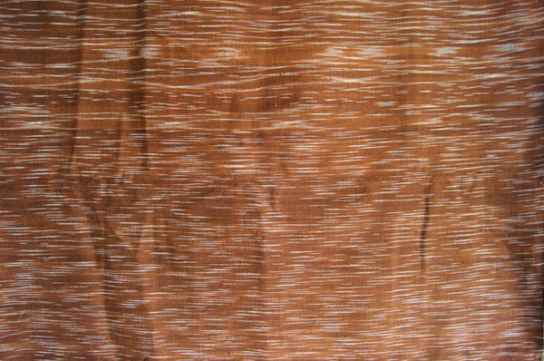 Handmade Natural Dyed 100% Cotton: The Rain Pattern. Thinner Yarn in Dark Brown and White. Handwoven